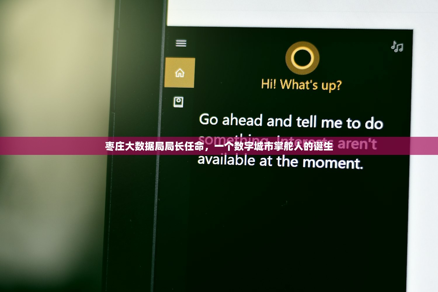 枣庄大数据局局长任命，一个数字城市掌舵人的诞生